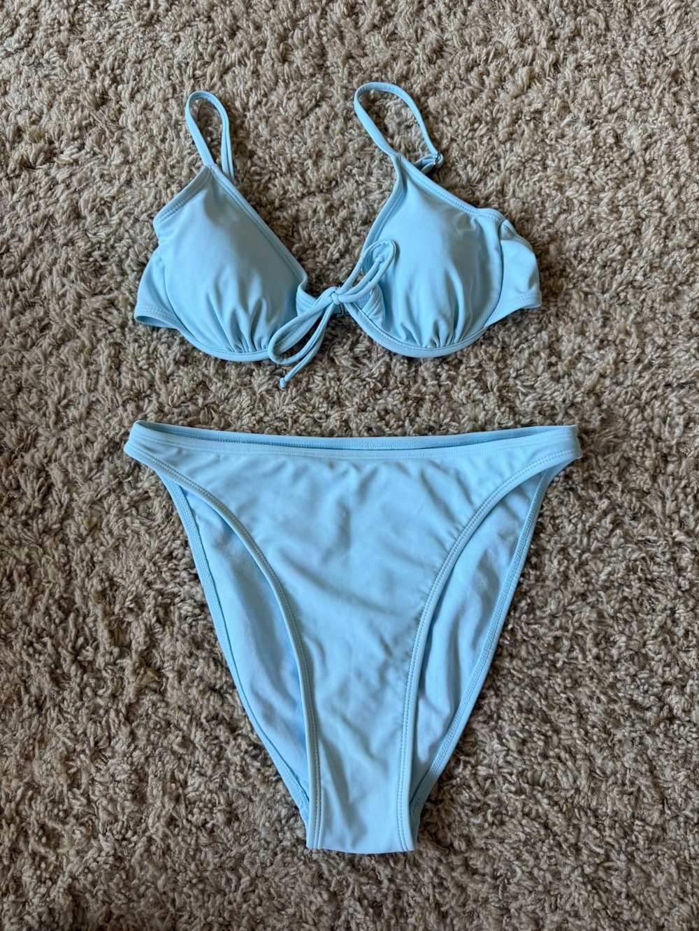 wild fable Pastel Blue Bikini Top